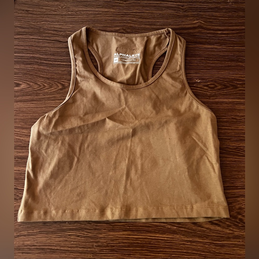 Alphalete Crop Top - Tan